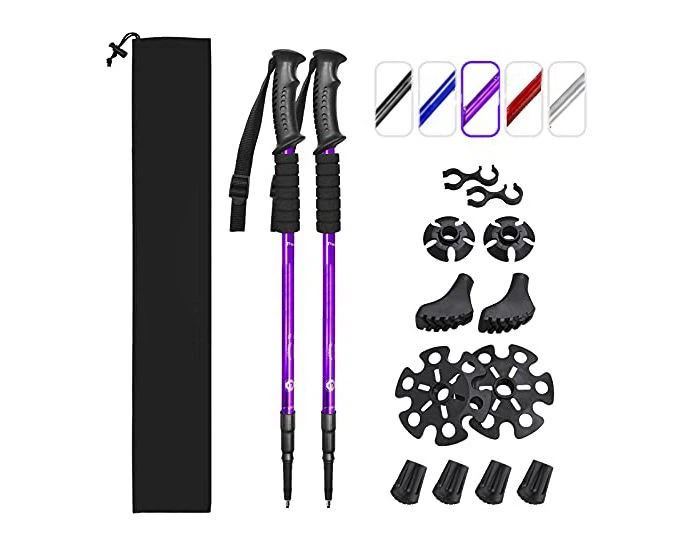 Teleskopiske vandrestave Vandring